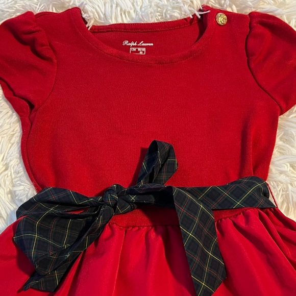 Ralph Lauren baby girl red dress - Picture 4 of 8